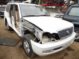 2000 LEXUS LX470 WHITE 4WD 4.7 AT Z19618